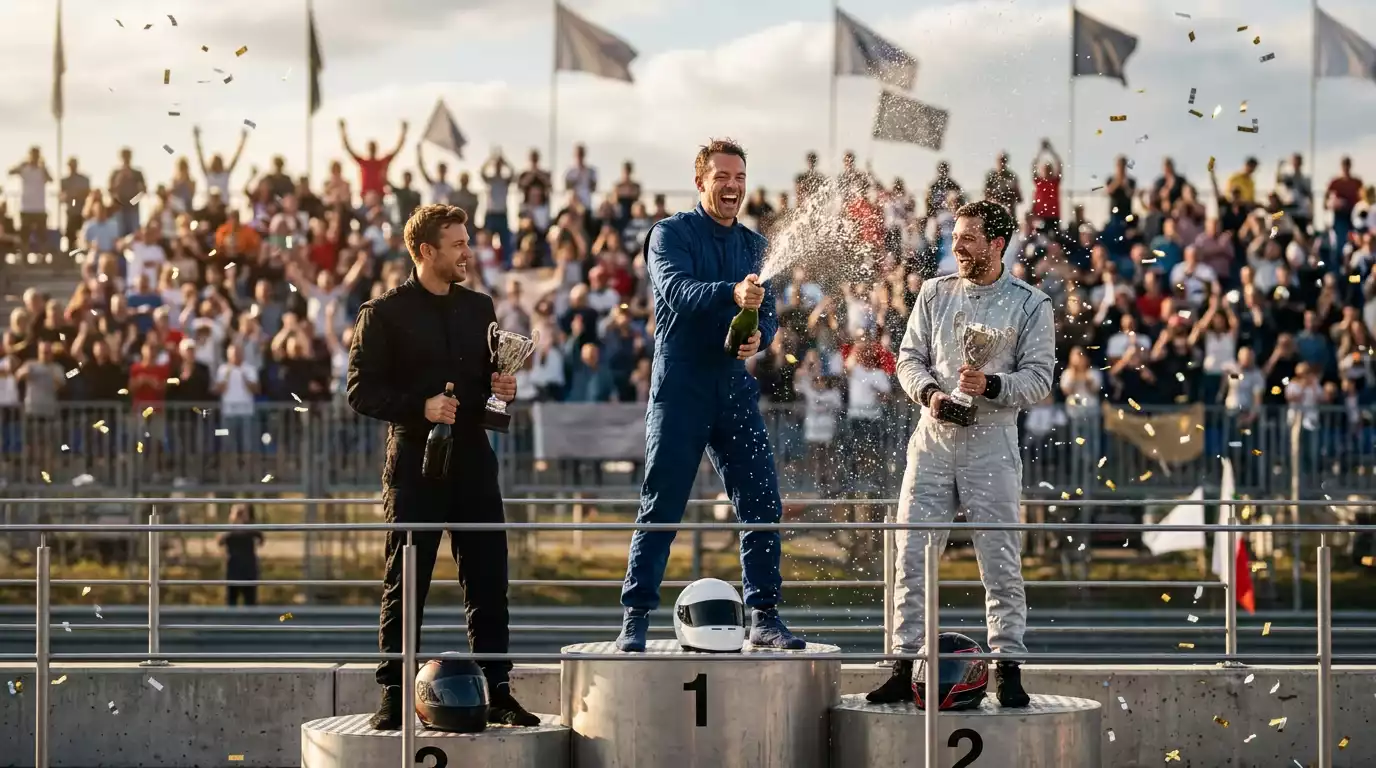 Verschiedene Wettarten im Motorsport - Siegwette, Podiumswette und Head-to-Head Duell